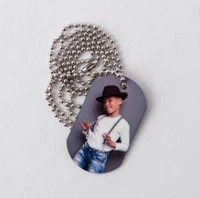 Vivid Metal Dog Tags